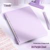 Morandi Colors Detachable Coil Notebook - B5, A4, A5 - Student-Friendly, High-Quality Loose-Leaf Design