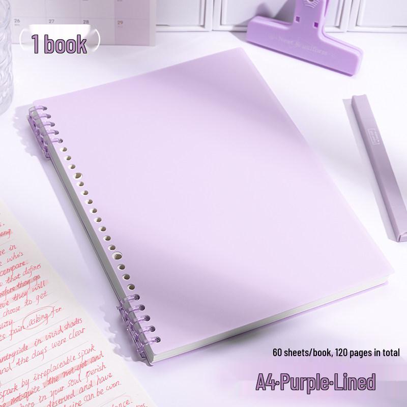 Morandi Colors Detachable Coil Notebook - B5, A4, A5 - Student-Friendly, High-Quality Loose-Leaf Design