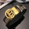 New B Brand Men's Genuine Leather Automatic Buckle Belt - Top Layer Cowhide, Business Casual Style