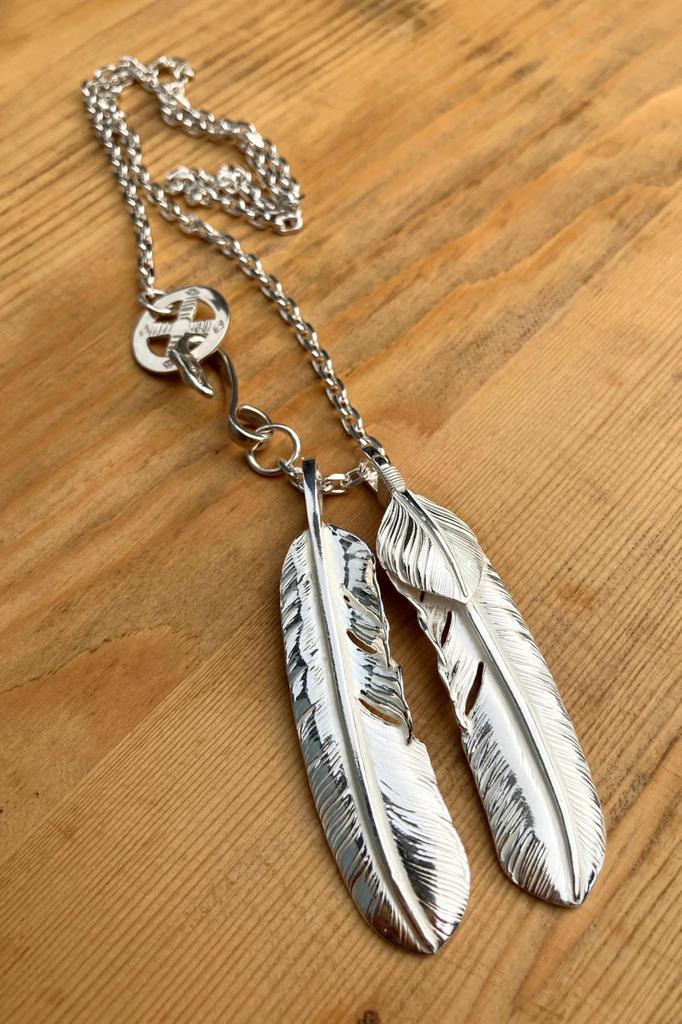 Pană supradimensionată din argint 925, pană SV, pană supradimensionată, pandantiv din argint, 1 bucată, piese personalizate, accesorii, bijuterii indiene, inimă, pană