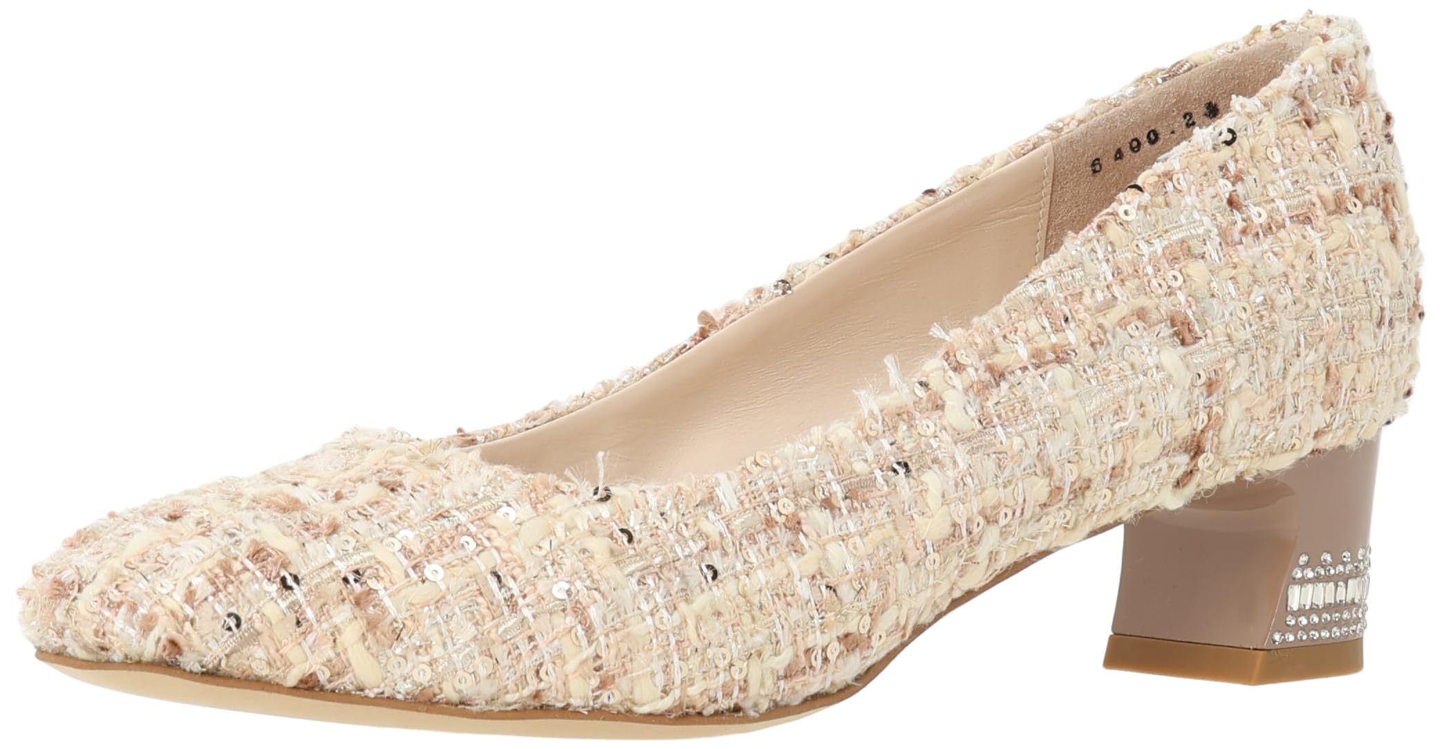 

JILL STUART SHOE Women s Square Toe Pumps, Size 6490, Pheasant, Size 23.0 cm, Size E