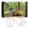 POMOLY Dune Solo Tent & MOK Pro S1 High Back Chair Solo Camping Set, Lightweight Wood Stove Compatible Dome Tent + Load Capacity 200kg Large Folding