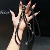 Hot Sale Fashionable 3-in-1 Rhinestone Crossbody Lanyard: Wear as Bracelet or Necklace with Long & Short Multifunctional Chain