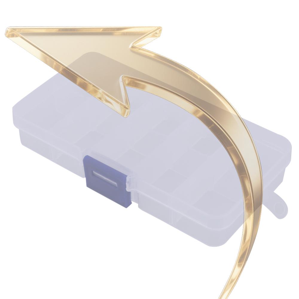 

10 Compartments Fishing Tackle Box Fishing Storage Box Multifunctional Fishing Gear Box Portable Lightweight Fishing Accessories China Mainland