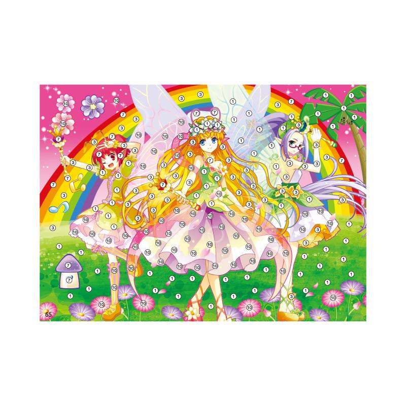 Children's DIY Cartoon Mosaic Diamond Painting Kit with EVA Stickers