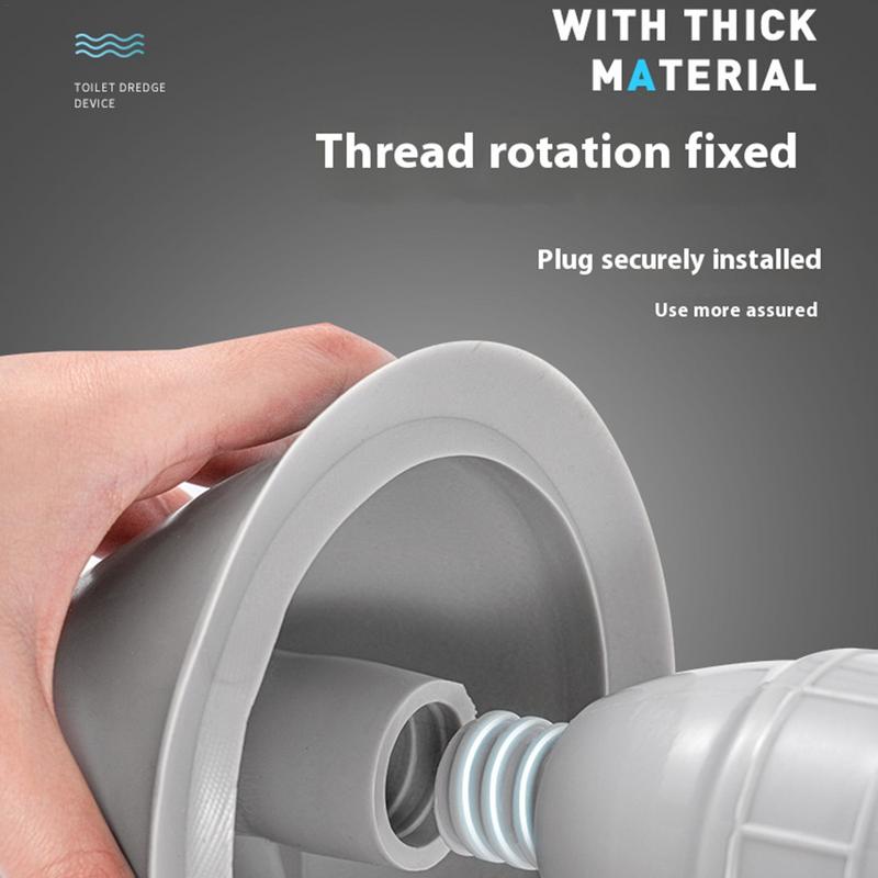 Toilet Unclogger Pumping Injector Sustainable Multifunction Plunger Heavy Duty Vacuum High Pressure Plunger For Bathroom Kitchen