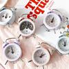 Silent little alarm clock boy cartoon child female student mini cute bedroom bedside creative loud sound table clock