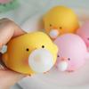 Pulcino Carino Che Sbuffa Bolle Pop-Up Squishy Fidget Toys Decompressione Fidget Sollievo dallo Stress Giocattolo da Spremere Per Adulti Bambini Gadget per Feste