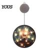 Easy Install Holiday Lighting Halloween Window Decor Light, Battery Powered Ghost Pumpkin Fairy Light String Lantern for Party, Spooky Hanging