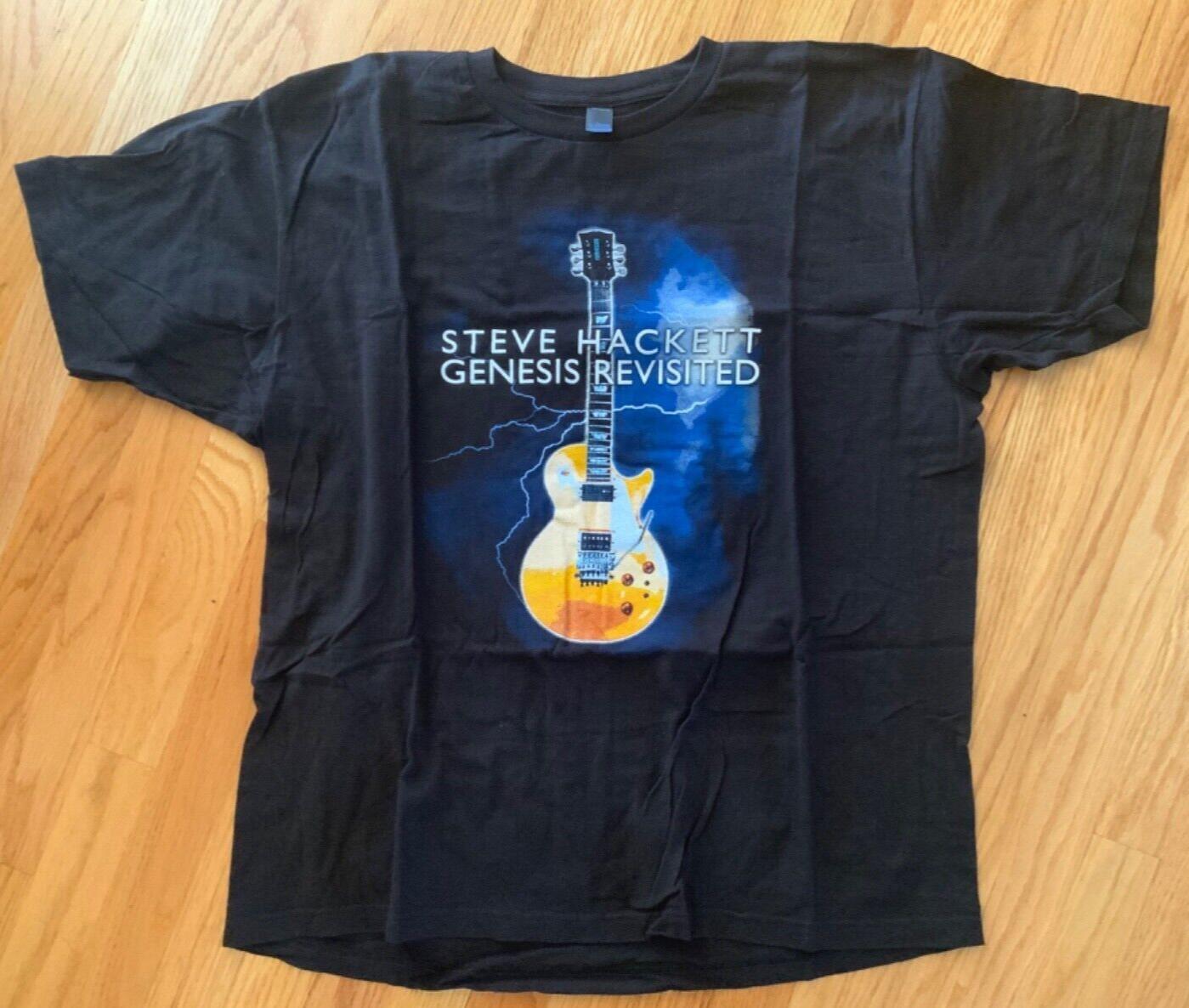 Vintage Steve Hackett Black Shirt Unisex Concert TU381 S