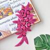 Funkelnde Perlen-Applikation Netz-Pailletten-Applikation DIY Dekorative Aufnäher DIY Handgemachte Accessoires