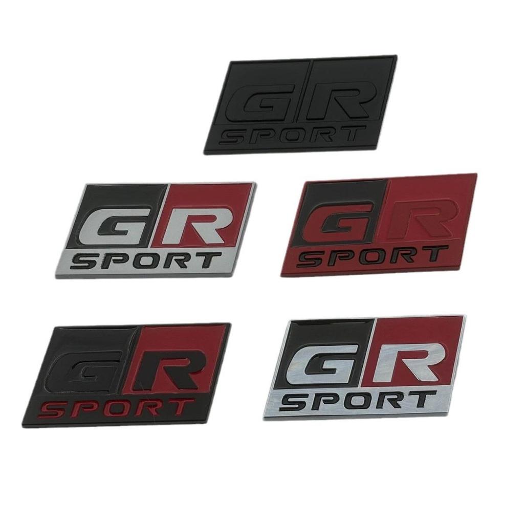 Compatible with Toyota decals: GR, GR MN metal badges, rear emblems, and Yaris Supra badges.