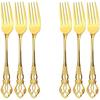 6 Piece Royal Style Dinner Forks 8.27 Inch, Stainless Steel Cutlery Utensil Forks For Daily Use, Salad Fork Wedding Tableware Service For 6
