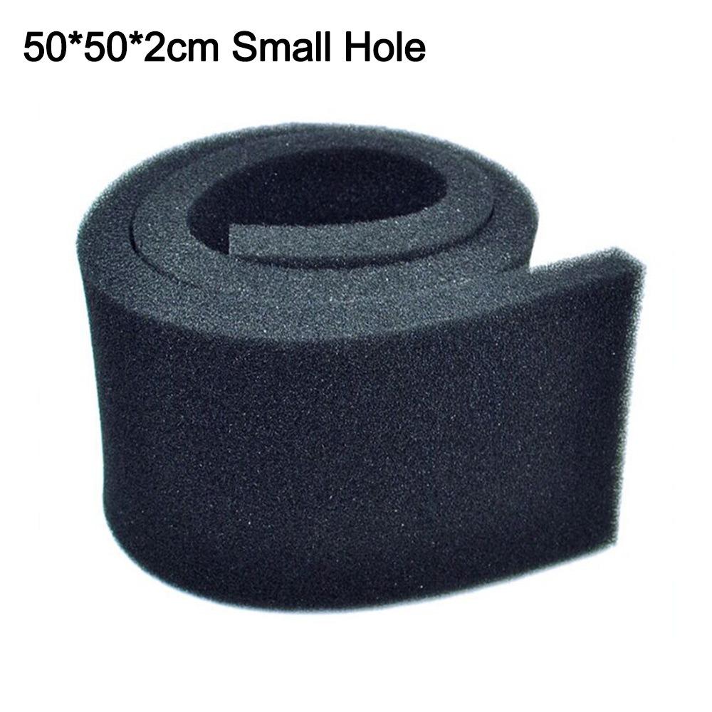Multi Sizes Black Filtration Foam Thickened Design Long Use Time Sponge Pad Skimmer 50*12*2cm/50*50*2cm