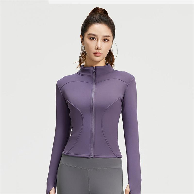 New Women's Yoga Tops for Autumn and Winter  Fitness Tops for Ladies Slimming Running Jackets Thickened Thermal Yoga Wear