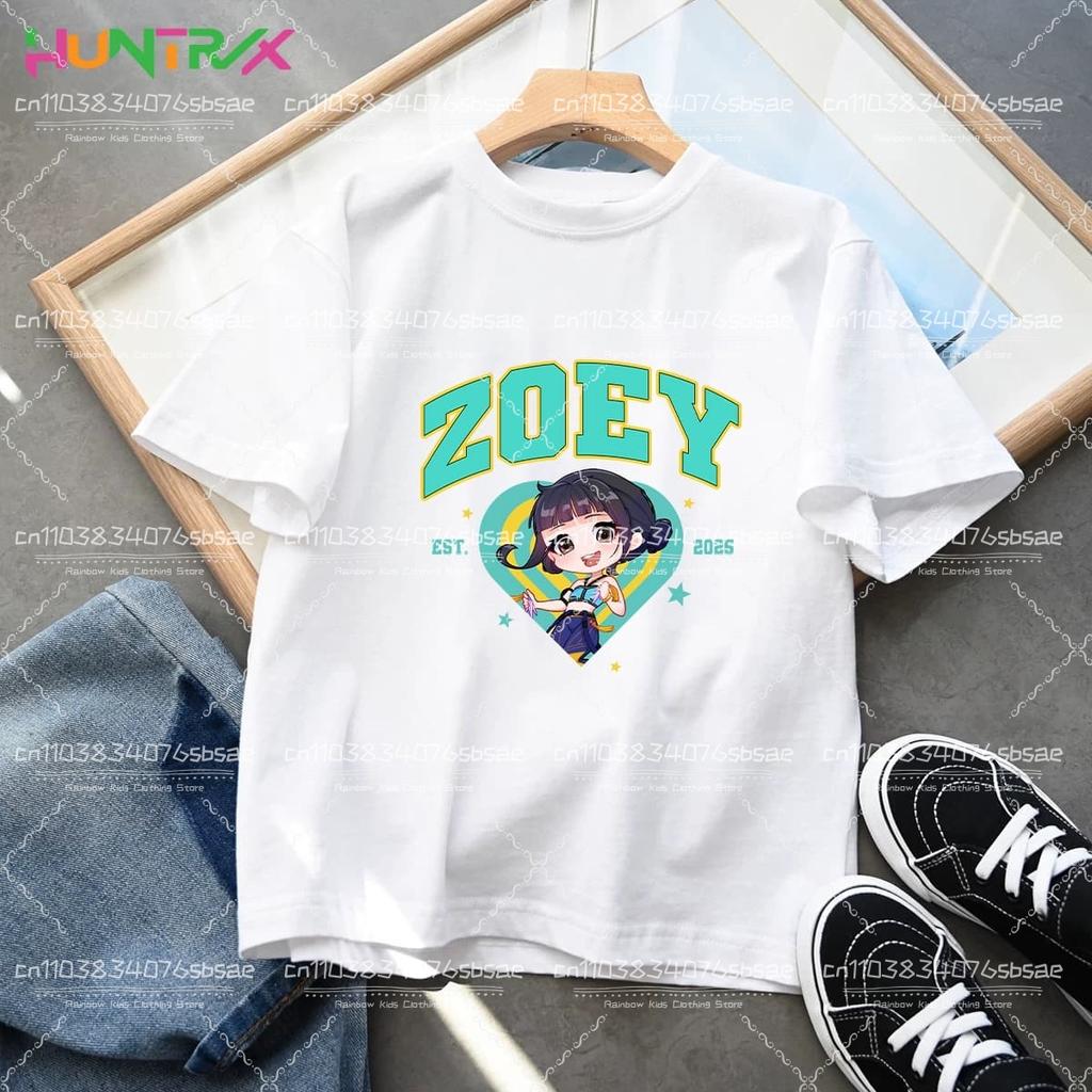 KPop Demon Hunters Kids Clothes Anime T-shirt Harajuku Casual T-Shirt Fashion T Shirts