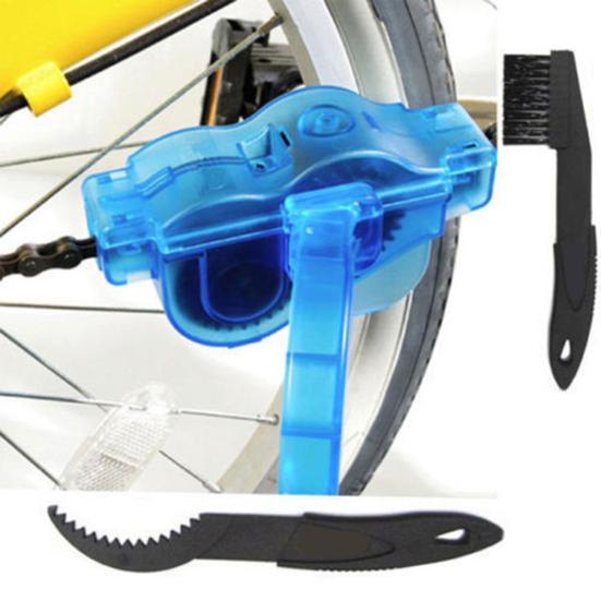 1 Set Cycling Bike Bicycle Chain Wheel Wash Cleaner Tool Brushes Scrubber Kit