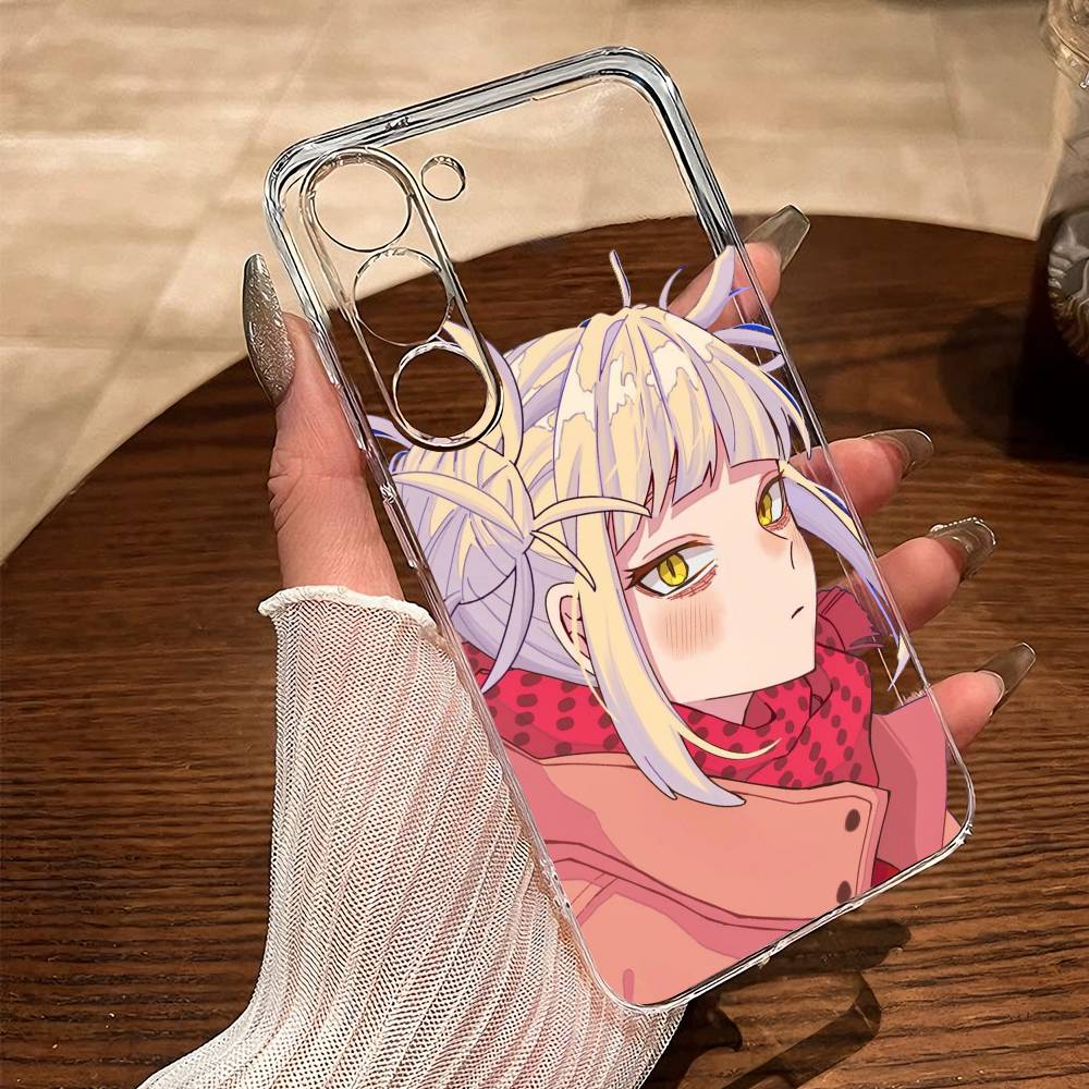 Anime T-Toga My HeroES A-AcademiaS  Phone Case For SamsungA10 A12 A31 A40 A70 Transparent Cover Case Samsung a52 a52S
