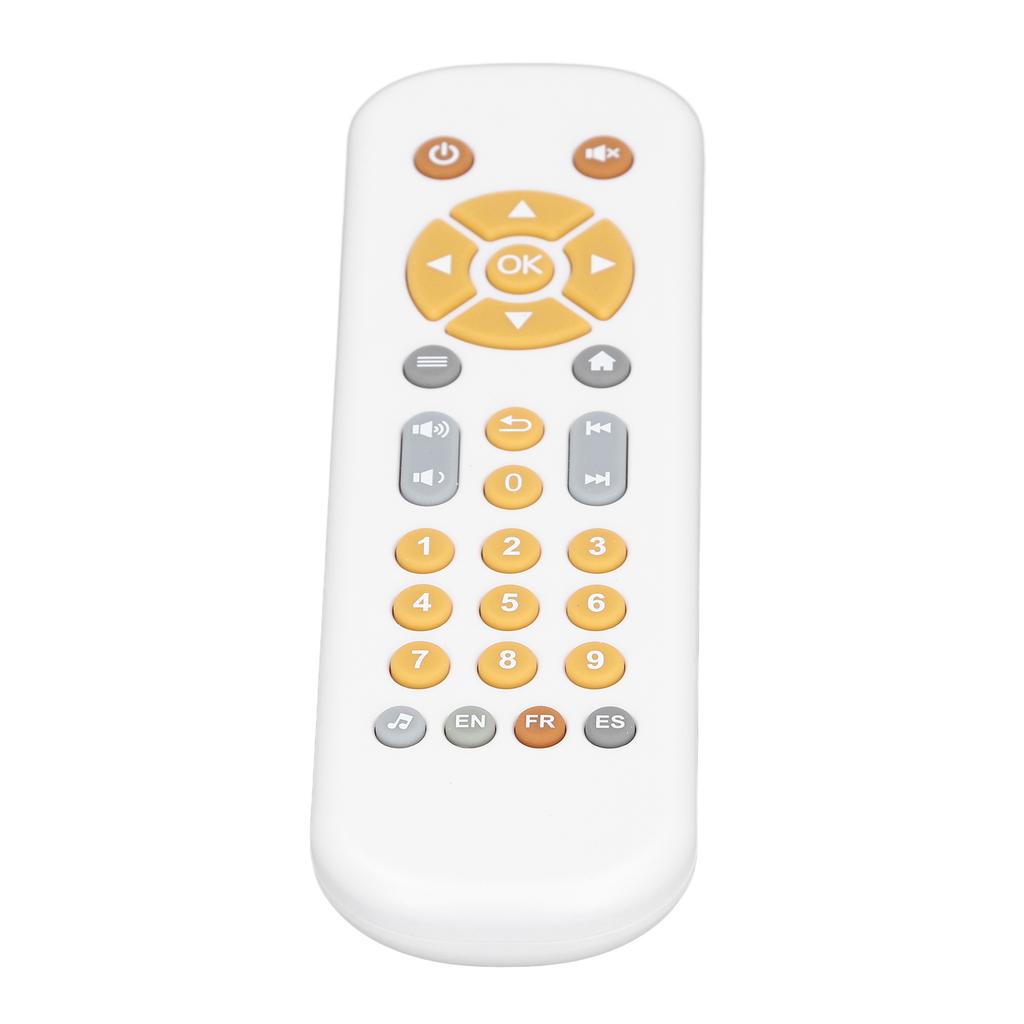 Baby TV Remote Control Toy with Music Early Educational Safe Fun Simulated Baby Remote Controller