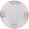 Serving Plate with Speckled Rim , Plastic