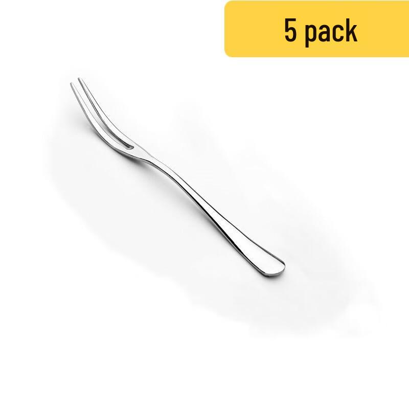 5-Piece European Style Wooden Fruit Fork Set