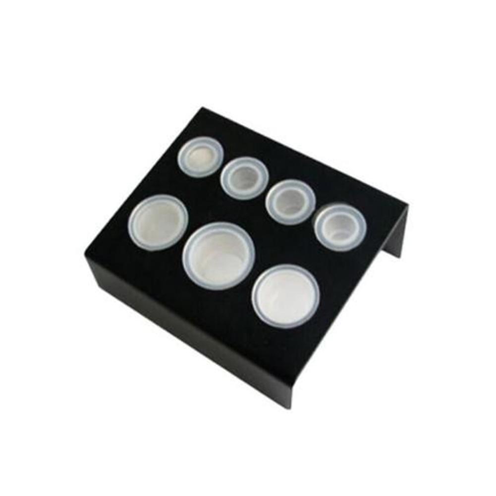 Professional 7 Holes Stainless Steel Tattoo Ink Cup Bracket Pigment  Holder Stand