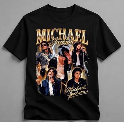 Γραφικό T-shirt Michael Jackson, Νεανικό T-shirt Michael King Of Pop