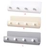 U-shaped Wall Hanging Hook Rack with 4 Hooks Bathroom Kitchen Hook Rack