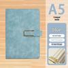 High-End Soft Leather Business Notebook with Magnetic Buckle and Custom Logo - Ideal Gift Set