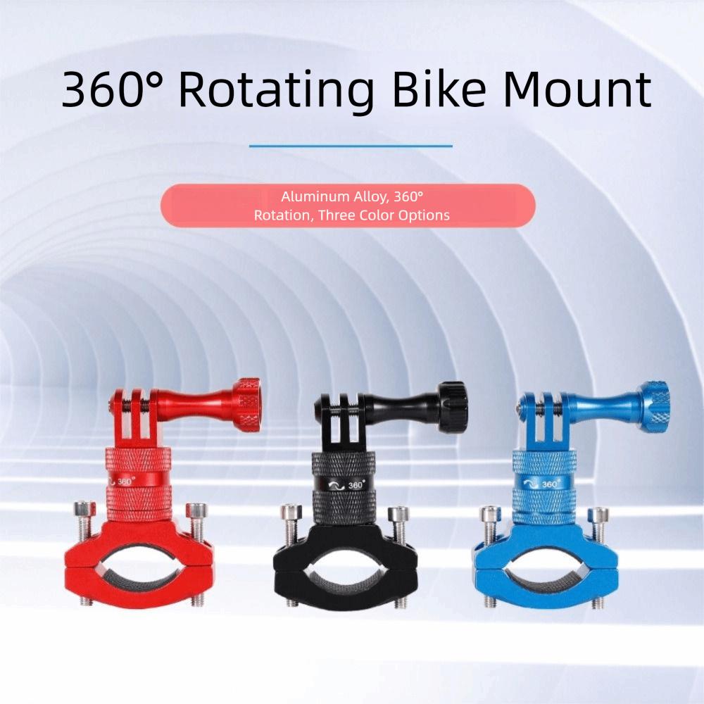 Fixed Support Bike Handlebar Mount 360 Degree Clamp Bike Fixed Support Rotary Bike Mount  Cycling