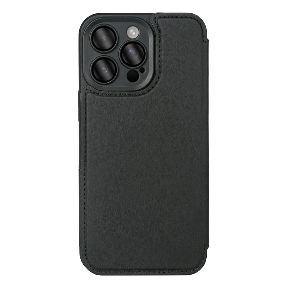 For iPhone 13 Pro Max Magnetic Case RCS Eco Friendly Flip Phone Cover with Kickstand RFID Blocking