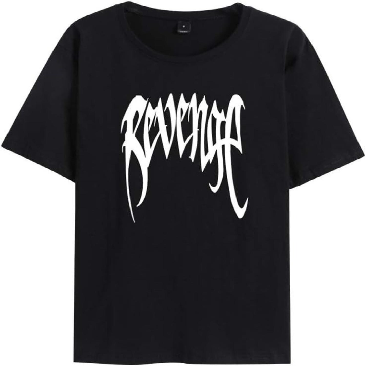 

N_X Xxxtentacion Memorial T-Shirts Rapper Hiphop Tee Shirts, for Adults and Children XXXXXL чорний