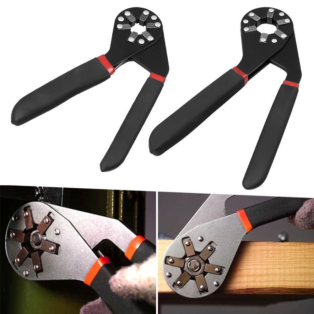 Hexagonal Magic Wrench 6/8 Inch Pipe Clamp Pliers Useful Pipe Wrench  Hand Tools
