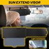 Universal Car Visor Sun Extension Extender Shield Truck Front Shade Anti Glare