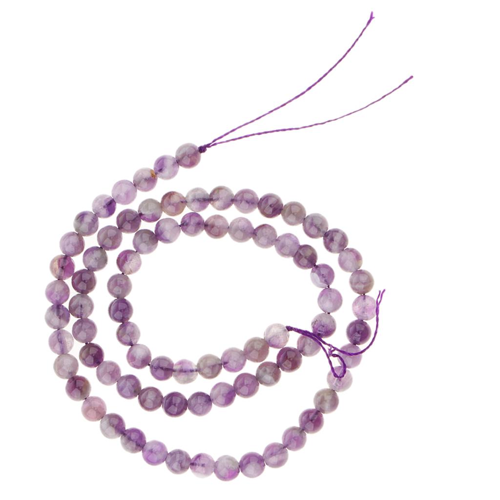 Amethyst Gemstone Loose Beads DIY Natural Craystal for Jewelry Making  4mm