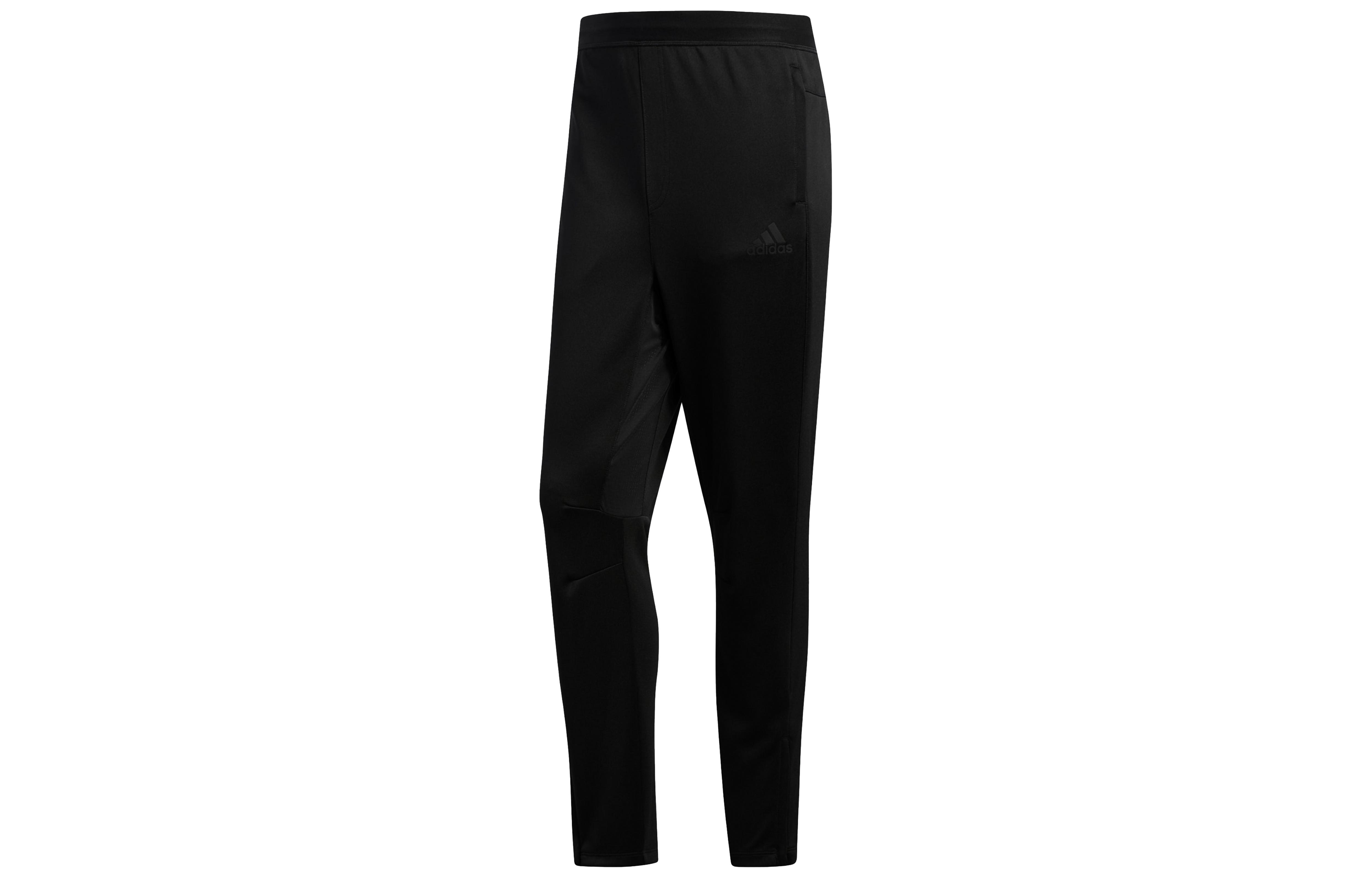 Мужские вязаные спортивные штаны Adidas Черные Умеренно прямые Брюки FJ5135 XS