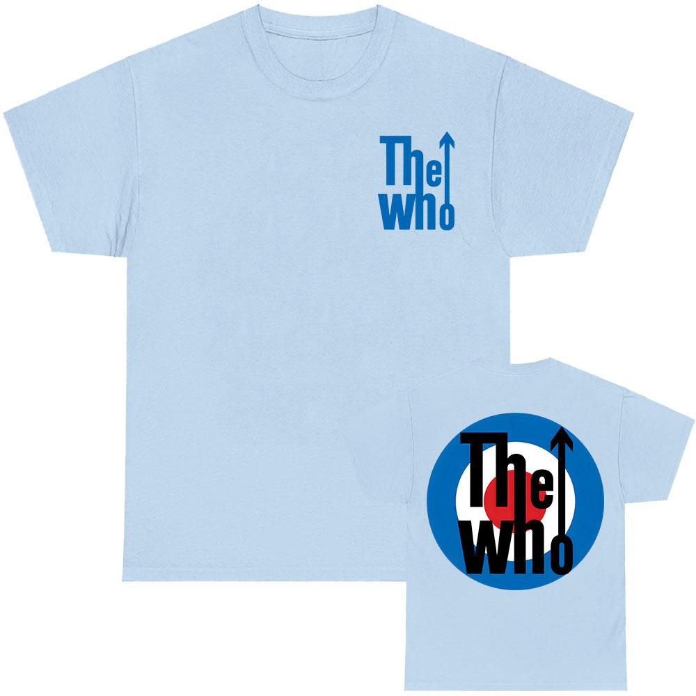 Rockband The Who T-Shirt Kurzarm Sommer Locker T-Shirts Grunge Mode Hip Hop Streetwear Unisex Baumwolle Herren T-Shirt Rundhals
