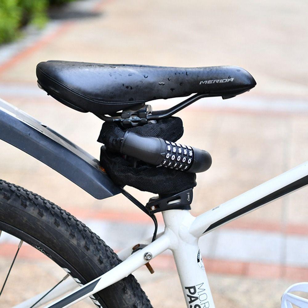 Steel Chain Combination Chain Lock ABS Bicycle Locks Anti-theft Lock Motorcycle Security