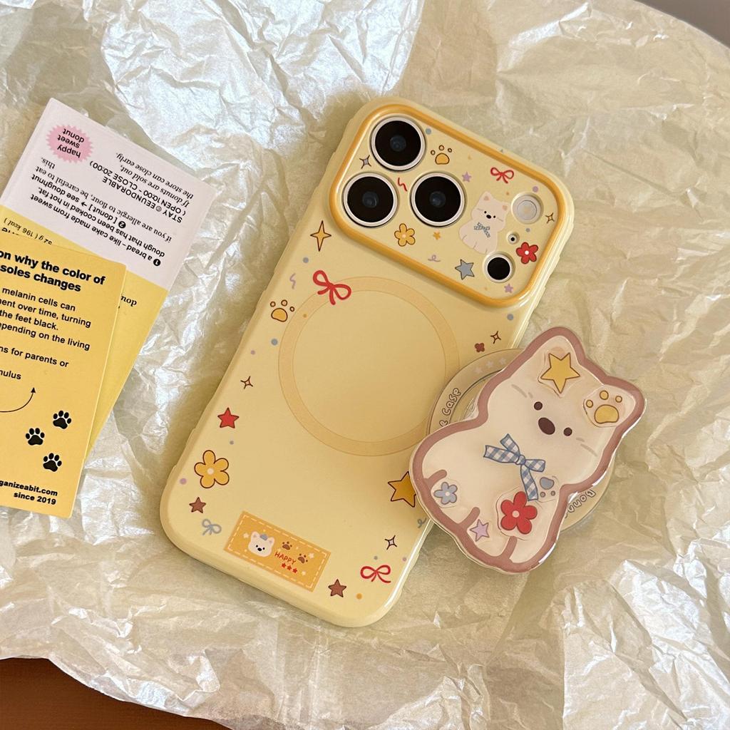 Cute Puppy Magnetic Phone Case for iPhone 16, iPhone 17, and iPhone 17 Pro Max