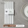 Weimuke Yicai Non-slip Alloy Chopsticks - 5 Pairs Set