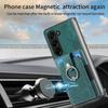 Retro Artificial Leather Wallet Phone Case with Ring Holder for Samsung Galaxy Z Fold 7 6 5 4 3 Fold7 Fold6 5G Card Slot Cover