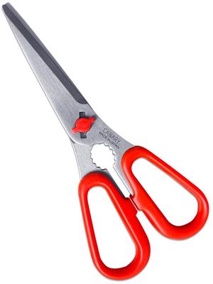 Tesoura Hasegawa Cutlery para Uso de Mesa Cozinha Vermelha TH-175