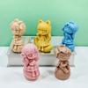 Princess Doll Candle Mold Silicone Gypsum Molds Desktop Decorations Handmade Scented Candle Making Wax Resin Soap Mould