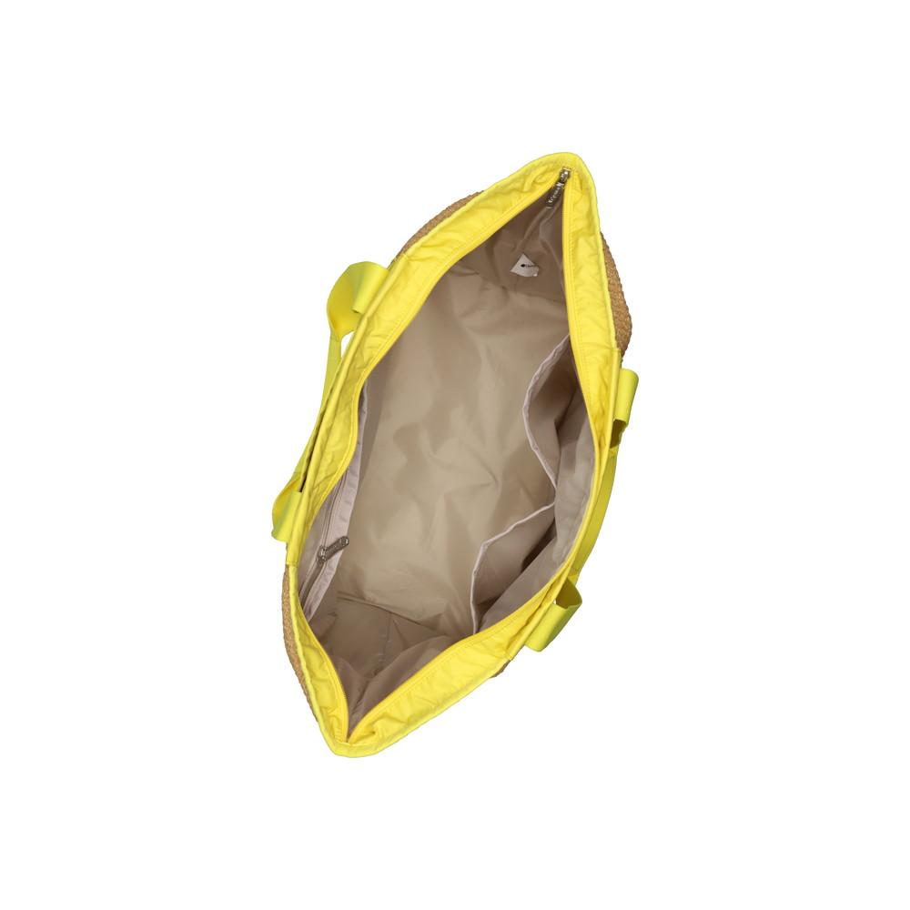 Lesportsac Primrose Yellow Raffia E/W Tote Bag [1399.C549]