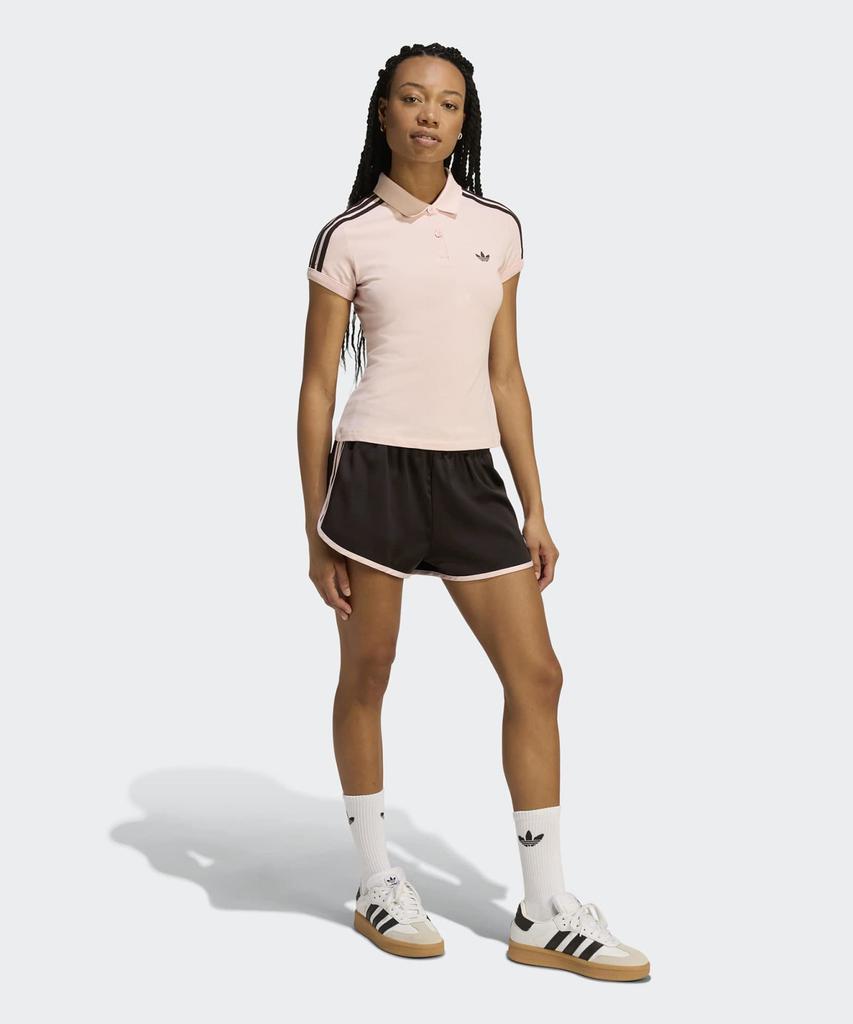 ADIDAS 3-Stripe Sprinter Shorts - Aura Coffee: Sandy Pink / Kc9006