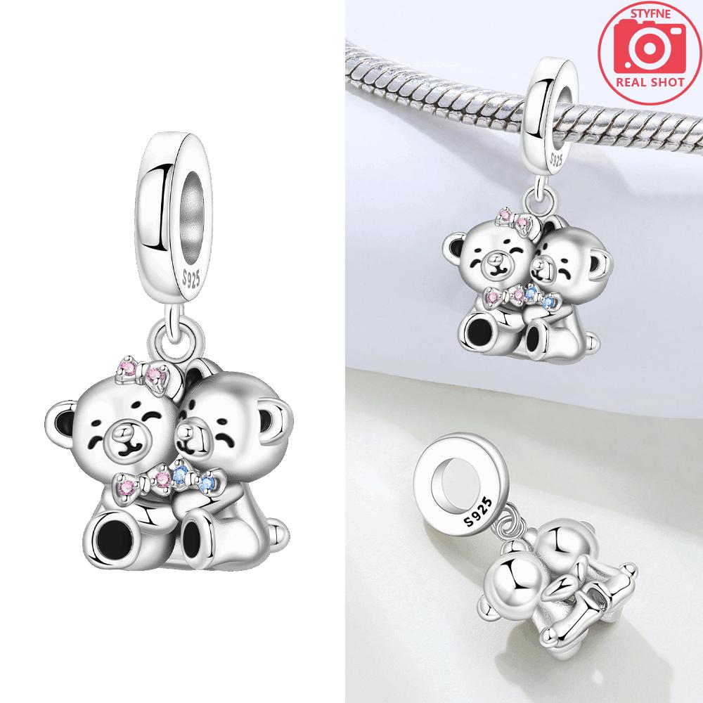 Authentic copper Colored Zircon Stone Hot Air Balloon Pendant Volleyball Slippers Bead Charms Compatible With Bracelets Diy Jewellery Gift Making