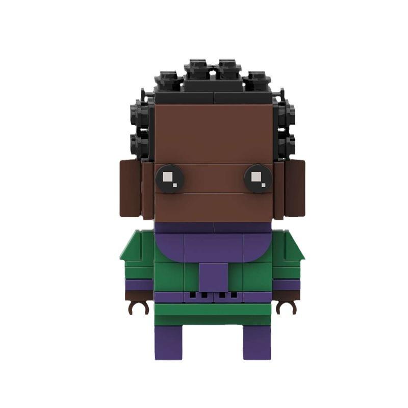 Building Block Compatible, Creative Anime, Marvel Conqueror Kang, Brick Model, Children Diy Square Head Boy