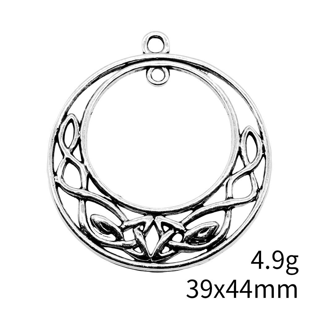Valentine's Day Accessories Women Water Drop Moon Connector 2 Hole Pendants For Earring Accessories Parts Cheap Cute Stuff Accessory Parts
