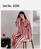 Winter Velvet Women's Pajama Set: Long Sleeve, Turn-Down Collar, Thickened for Home or Casual Outings.