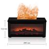 Remote Control Essential Oils Humidifier 7 Colors Simulated Fireplace Diffuser  Home